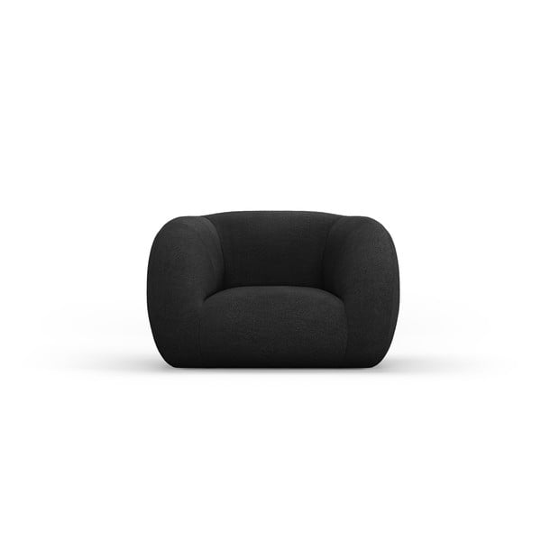 Tumši pelēks atpūtas krēsls no buklē auduma Essen – Cosmopolitan Design