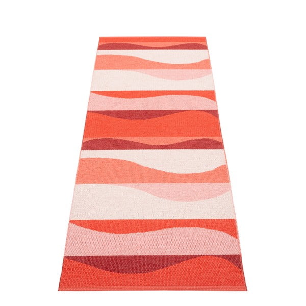 Sarkans iekštelpu un āra celiņa paklājs 70x200 cm Urvi Fire – Pappelina-image-2