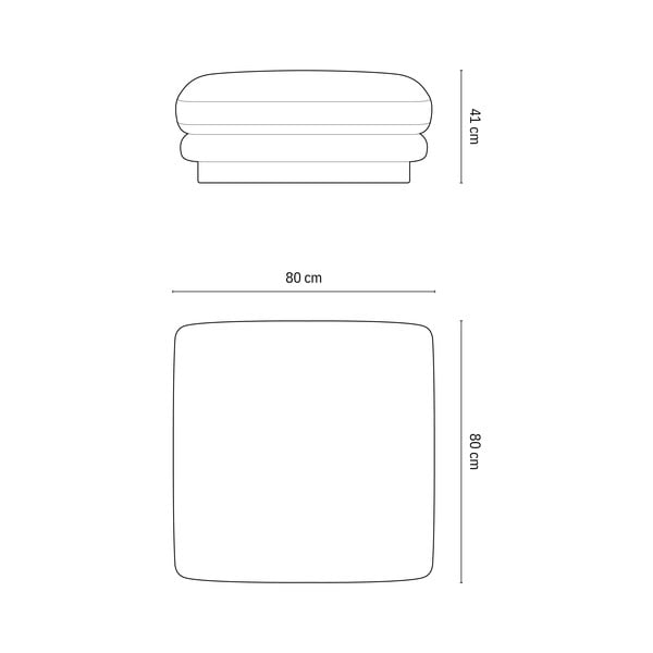 Gaiši pelēks kāju soliņš Torino – Micadoni Home-image-3