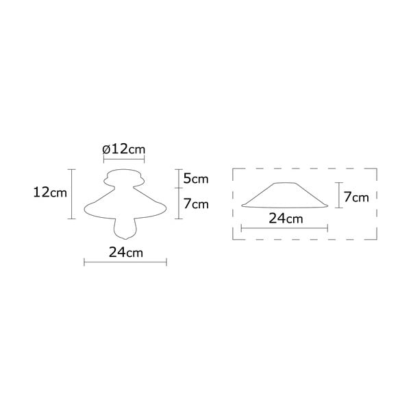 Melna griestu lampa ar metāla abažūru ø 24 cm Berceste – Opviq lights-image-3