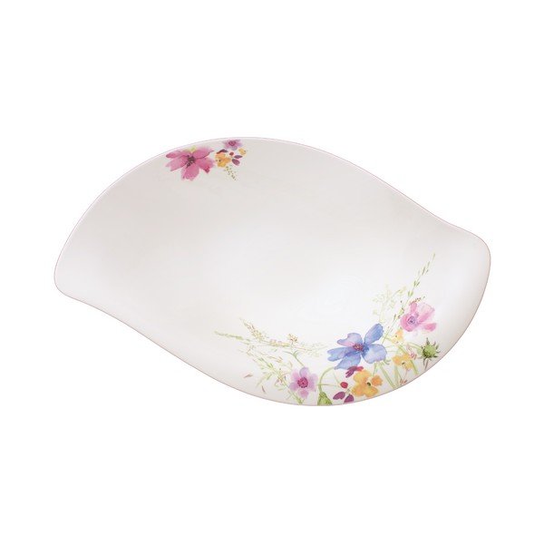 Balta porcelāna salātu bļoda ar ziedu motīvu Villeroy & Boch Mariefleur Serve, 3,8 l-image-1