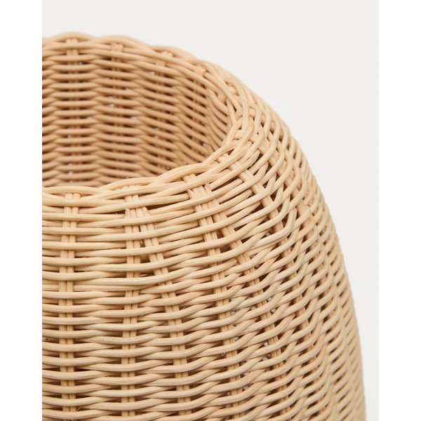 Dabīga toņa rotangpalmas vāze (augstums 40 cm) Zilna – Kave Home-image-4