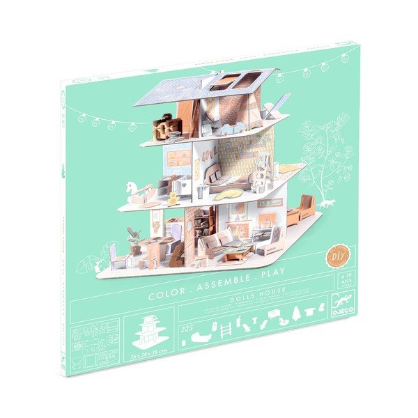 Leļļu māja DIY – Djeco-image-1