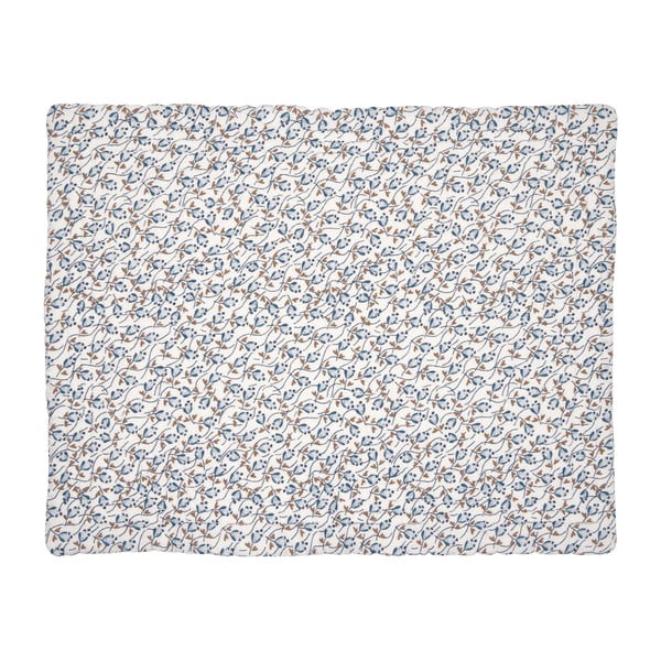 Zili balts kokvilnas auduma galda paliktnis Green Gate Addison, 40 x 35 cm