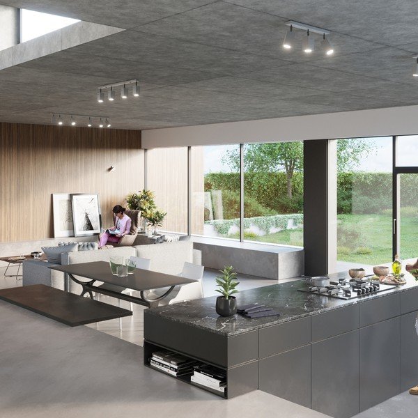 Pelēka sienas lampa Toscana – Sollux-image-3