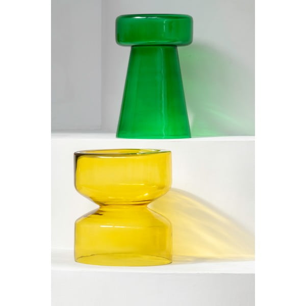 Stikla apaļš sānu galdiņš ø 30 cm Corcho  – Leitmotiv-image-1