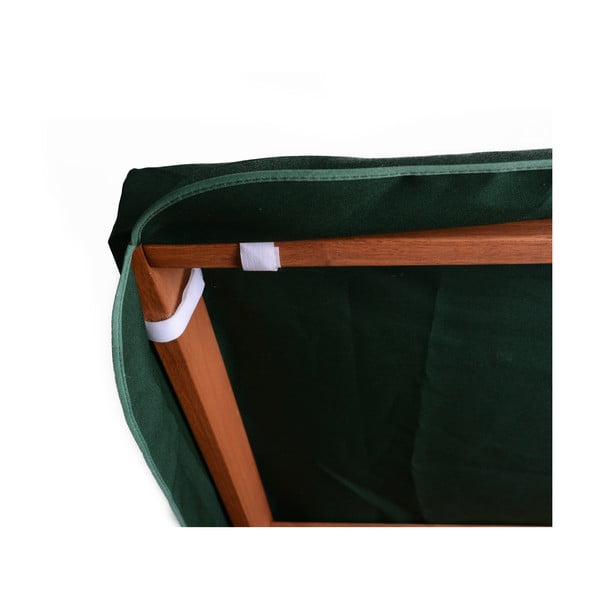 Zaļas koka dārza šūpoles Vegas Lux – Rojaplast-image-4