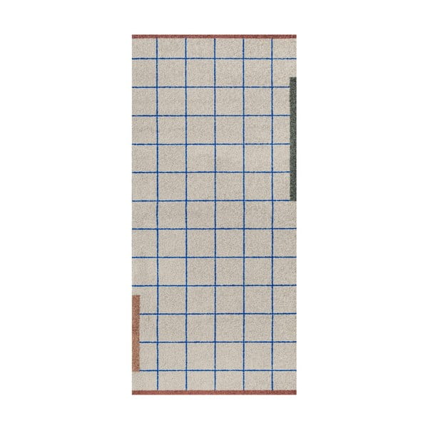 Ziloņkaula krāsas mazgājams celiņa paklājs 70x150 cm Network – Mette Ditmer Denmark