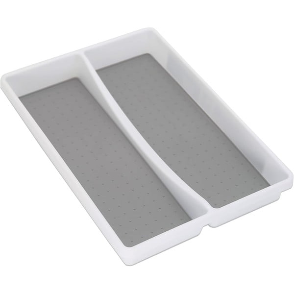 Pelēks plastmasas galda piederumi organizators atvilktnei 32,5 x 23,5 cm – Addis-image-1