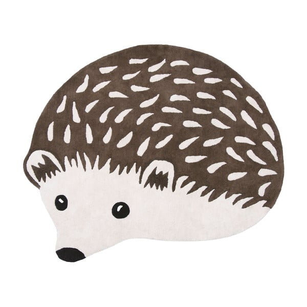 Brūns bērnu paklājs 120x105 cm Hedgehog – Lilipinso