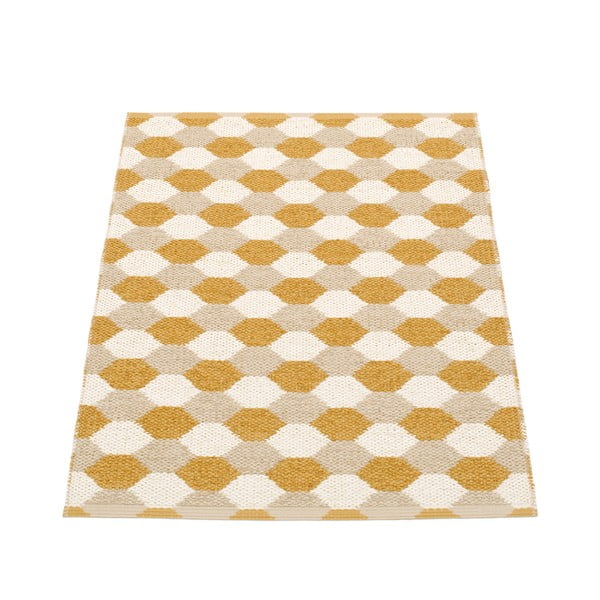 Okera dzeltens iekštelpu un āra paklājs 70x100 cm Dana Ochre – Pappelina