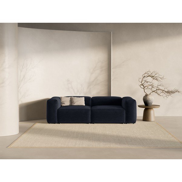 Tumši zils dīvāns 264 cm Bergamo – Cosmopolitan Design-image-1