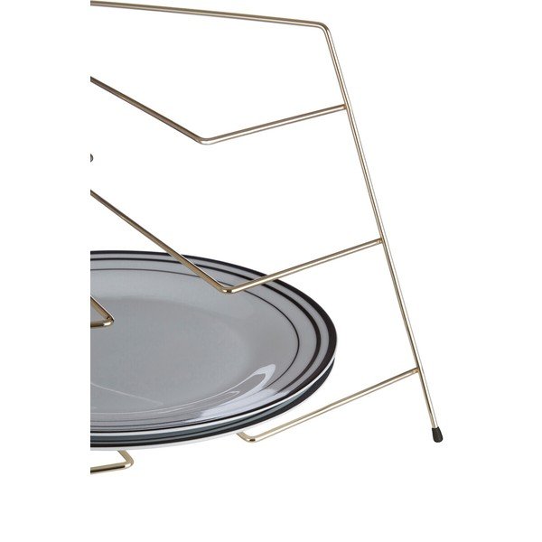 Zelta krāsas metāla papildu virtuves plaukts 37x25 cm Rowan – Premier Housewares-image-3