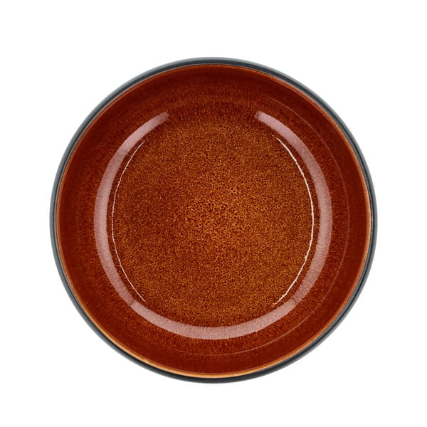 Melna/dzintara dzeltena akmensmasas ramen zupas bļodiņa Gastro Black/Amber – Bitz-image-1