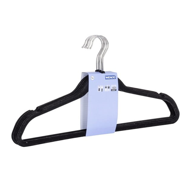 5 melnu plastmasas pakaramo komplekts Wenko Flocking-image-1