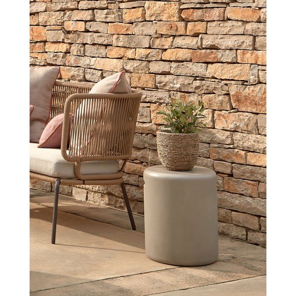 Apaļš dārza sānu galdiņš ø 35 cm Taimi – Kave Home-image-1