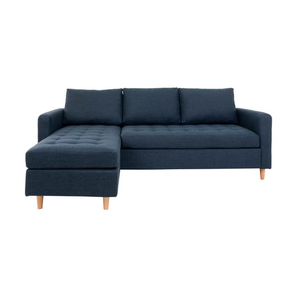 Tumši zils stūra dīvāns ar maināmu stūri House Nordic Firenze