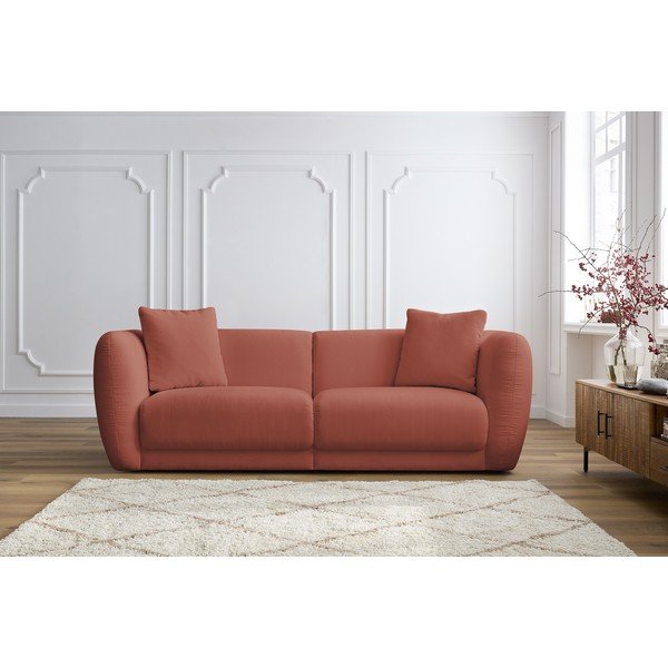 Sarkans dīvāns 230 cm Bourbon – Bobochic Paris-image-1