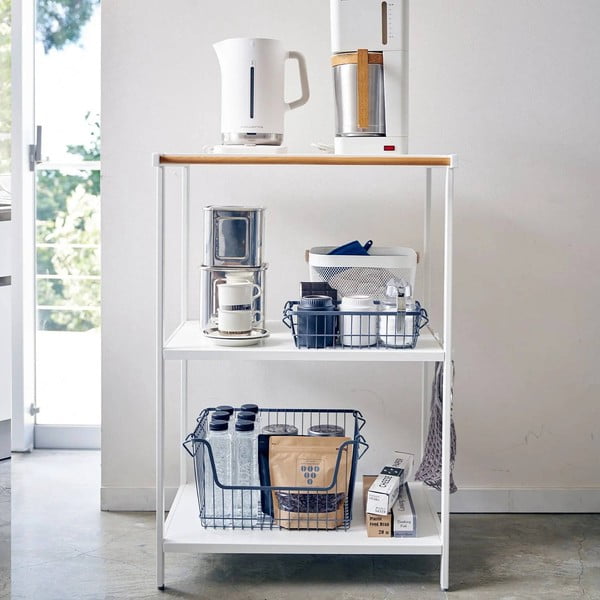 Matēti balts tērauda plaukts 60x90x46,5 cm Tower – YAMAZAKI-image-1