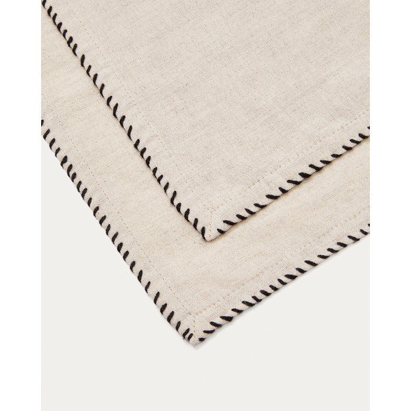 Tekstila galda paliktņi (2 gab.) 30x50 cm Sanpola – Kave Home-image-1
