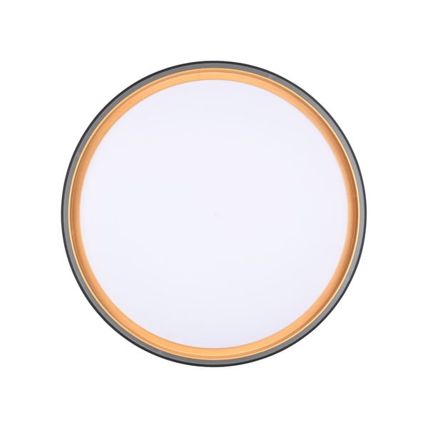 Melna LED griestu lampa ø 40 cm Felis – Reality-image-4