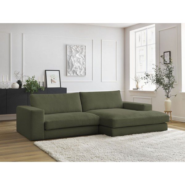 Zaļš velveta stūra dīvāns (ar labo stūri/ar zvilni) Leonard – Bobochic Paris-image-3