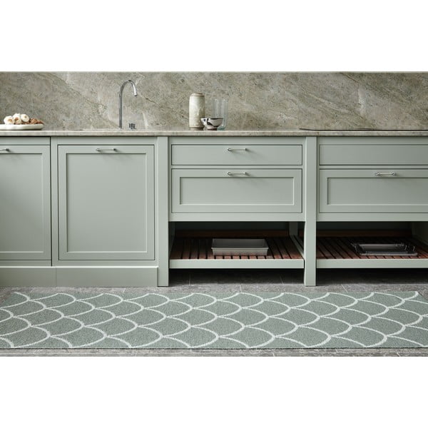 Zaļš iekštelpu un āra paklājs 70x50 cm Kotte Army Sage – Pappelina-image-3