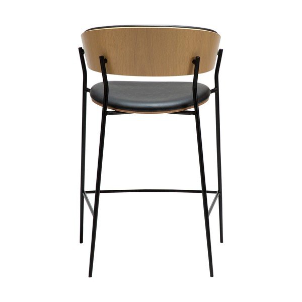 Melns bāra krēsls (sēdekļa augstums 63,5 cm) Crib – DAN-FORM Denmark-image-4