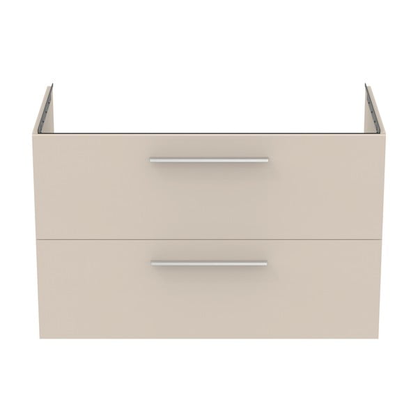 Krēmkrāsas piekarams skapītis zem izlietnes 100x63 cm i.Life B – Ideal Standard-image-2