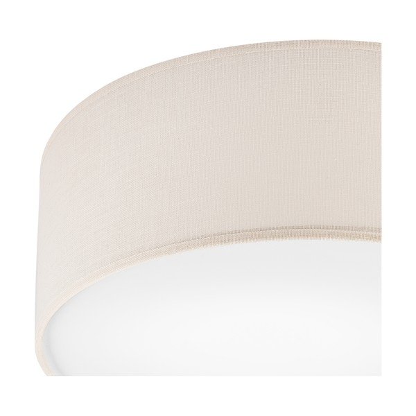 Krēmkrāsas griestu lampa ar auduma abažūru ø 35 cm Vivian – LAMKUR-image-3