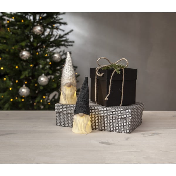 Balts/melns gaismas dekors ar Ziemassvētku motīvu ø 6,5 cm Joylight – Star Trading-image-2