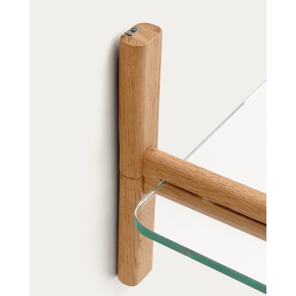 Dabīga toņa stikla modulārā plauktu sistēma 90x28x30,5 cm Sitra – Kave Home-image-4