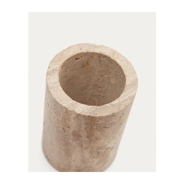 Bēšs akmens trauks zobu birstei Macre – Kave Home-image-3