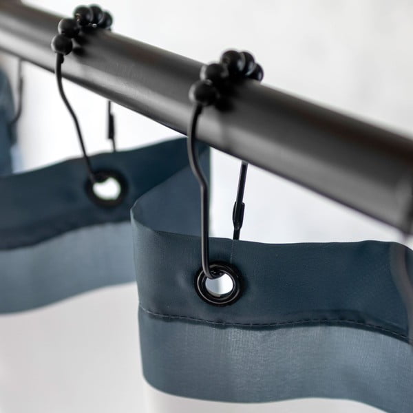 Melni dušas aizkaru āķi (10 gab.) Aqua – Mette Ditmer Denmark-image-2