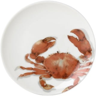 Sarkans porcelāna šķīvis ø 20 cm Crab – IHR