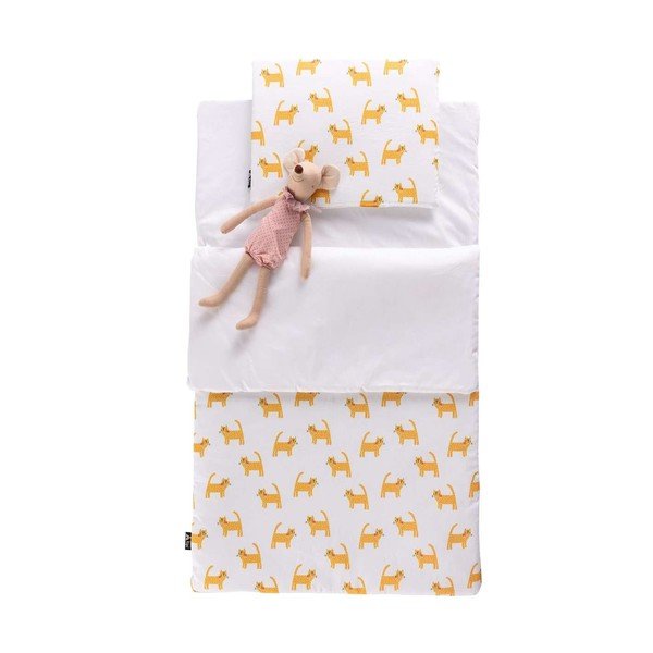 Bērnu guļammaiss Yellow Cats – Yellow Tipi-image-1