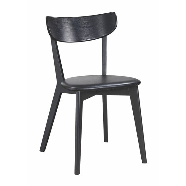 Melns ozolkoka ēdamistabas krēsls Rowico Ami