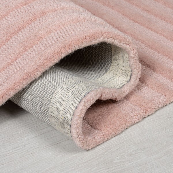 Rozā vilnas paklājs Flair Rugs Zen Garden, 120 x 170 cm-image-3