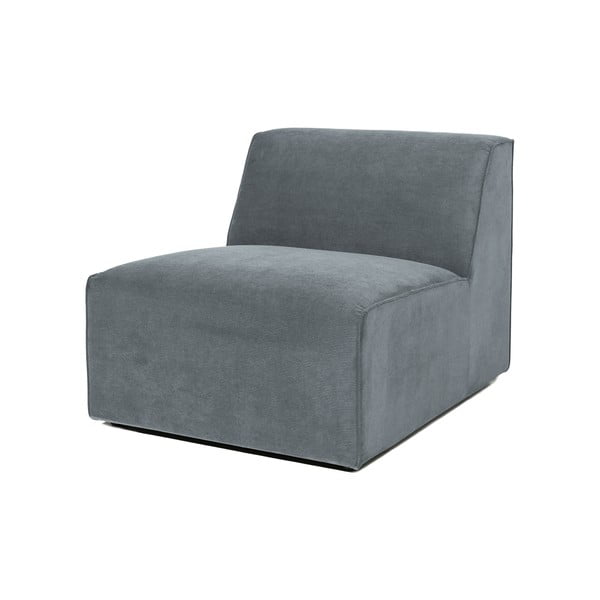 Pelēks velveta modulārais dīvāns (vidējā moduļa) Sting – Scandic-image-1