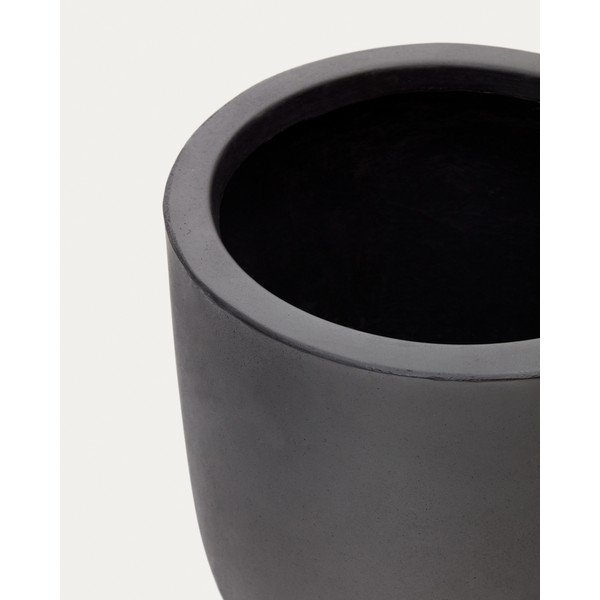 Betona puķu poda apvalks ø 39 cm Aiguablava – Kave Home-image-1
