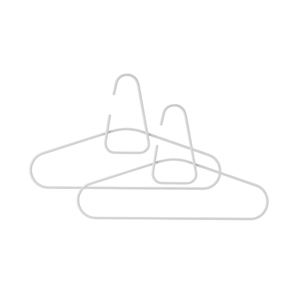 2 gaiši pelēku metāla pakaramo komplekti Zone A-hanger-image-1