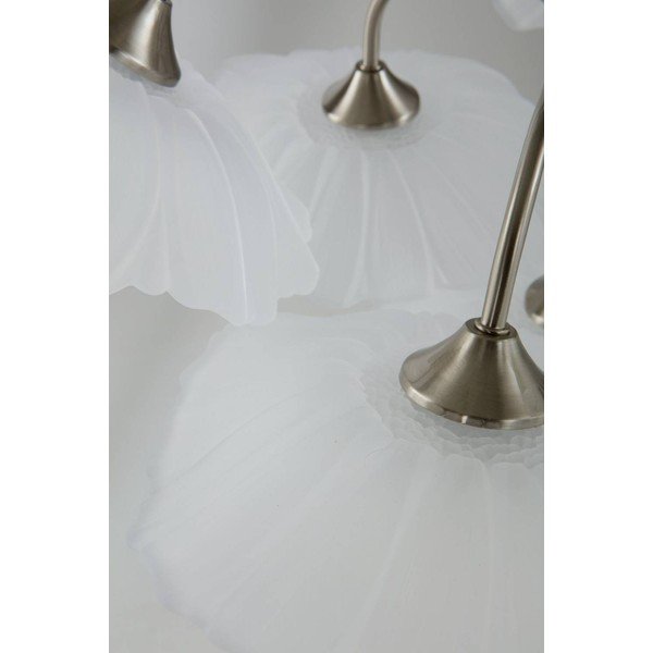 Matētas sudraba krāsas stikla piekaramā lampa ar regulējamu spilgtumu ø 70 cm Nugget – Jotex-image-4