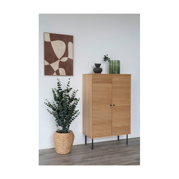 Zaļa stikla vāze (augstums 26,5 cm) – House Nordic-image-2