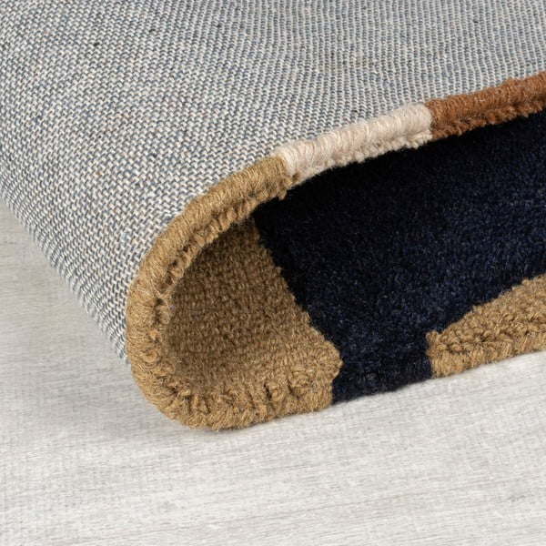 Terakotas oranžs ar rokām darināts vilnas paklājs 160x230 cm Mia Arch – Flair Rugs-image-4