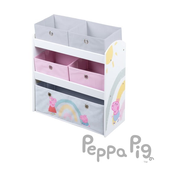 Bērnu rotaļlietu organizators 63,5x29,5x67 cm Peppa Pig – Roba-image-1