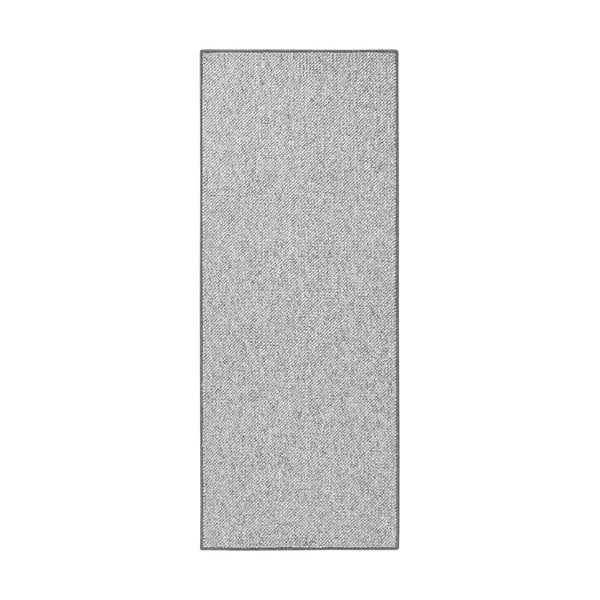 Pelēks celiņa paklājs 80x200 cm Wolly – BT Carpet