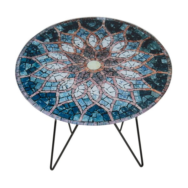Actona Sun izvelkamais galds ar mozaīku-image-2