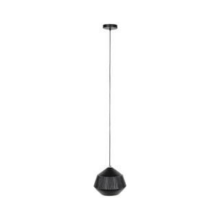 Melna piekaramā lampa ar metāla abažūru ø 26 cm Aysa – White Label