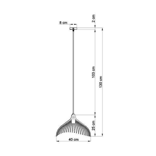 Melna griestu lampa Sollux Umea-image-2