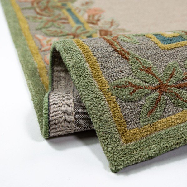 Ar rokām darināts vilnas celiņa paklājs 80x300 cm Verona Floral  – Flair Rugs-image-2